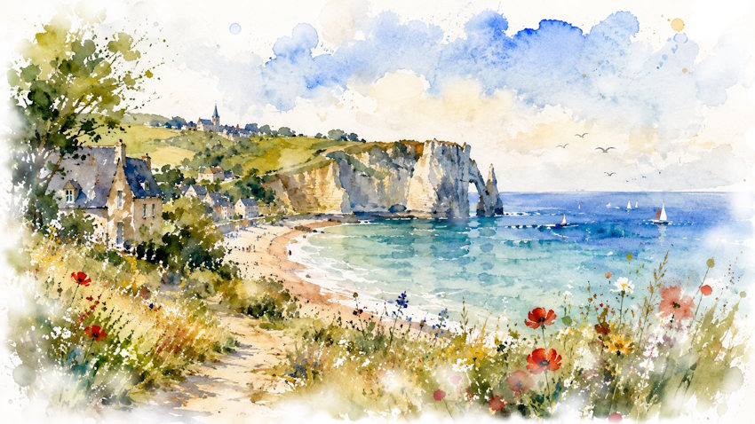Aquarelle été